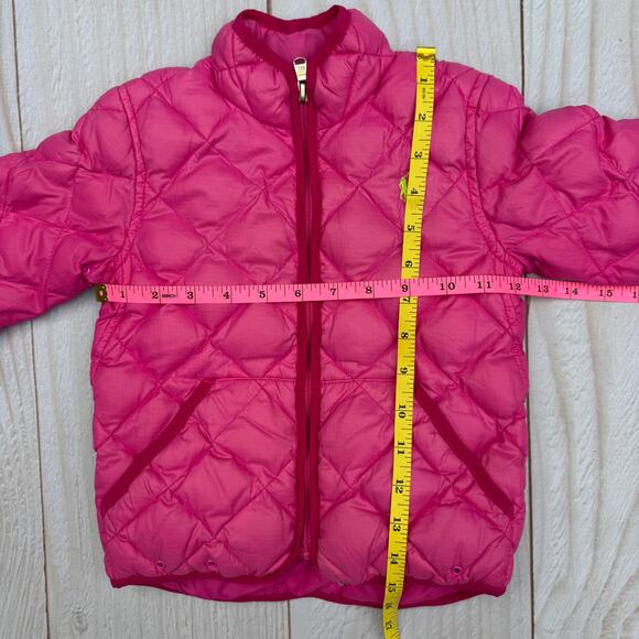 Polo Ralph Lauren Toddler Girls 4T Water-Repellent Duck Down Jacket Pink - Picture 6 of 9